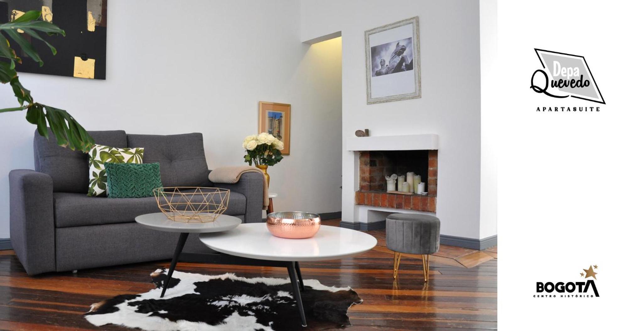 Depa Quevedo - Trendy Revamped Flat - Exceptional Spot In Bogota'S Historic Colonial Square - Candelaria Εξωτερικό φωτογραφία