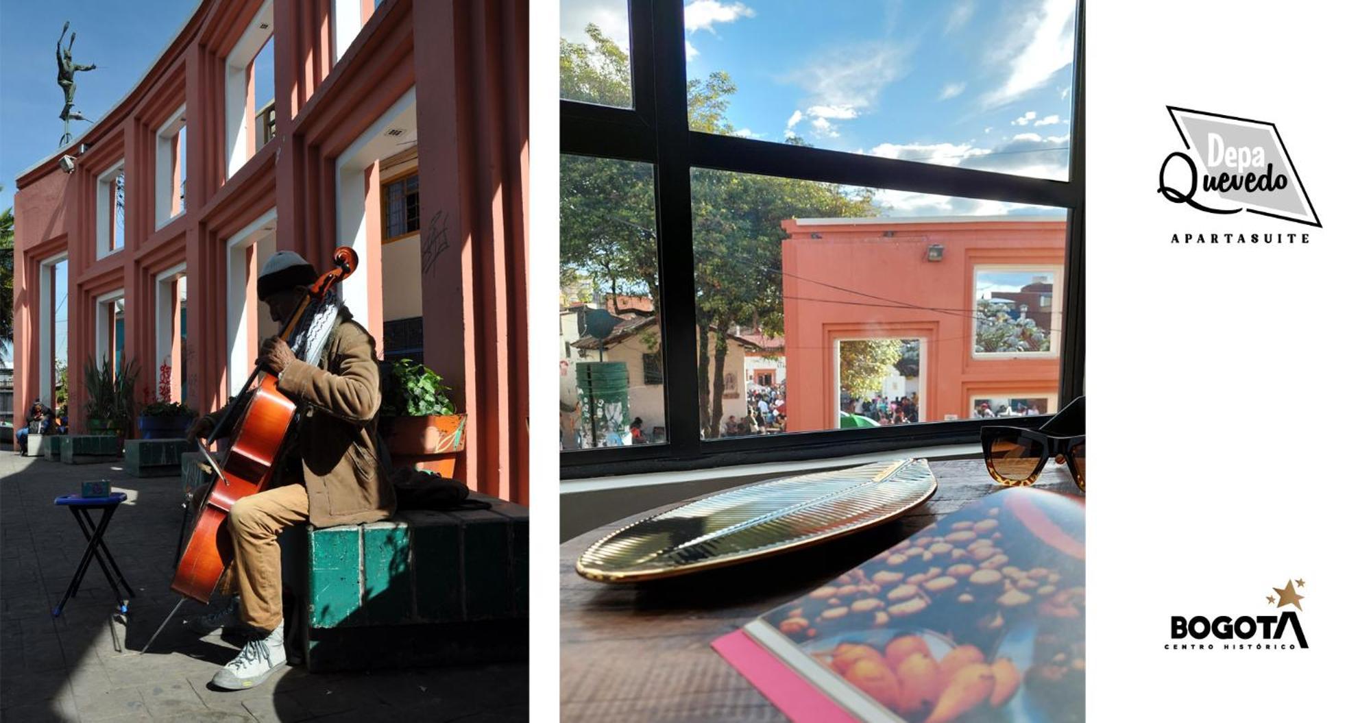Depa Quevedo - Trendy Revamped Flat - Exceptional Spot In Bogota'S Historic Colonial Square - Candelaria Εξωτερικό φωτογραφία