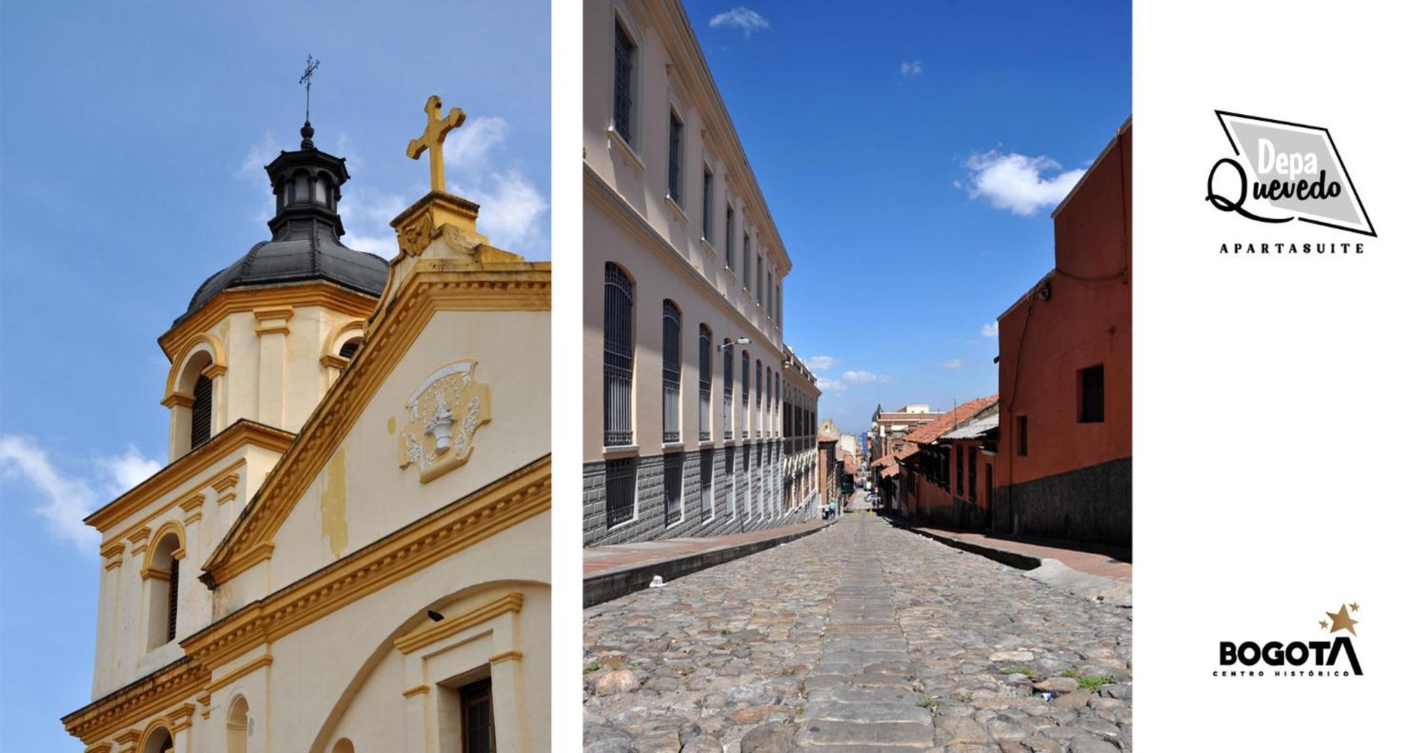 Depa Quevedo - Trendy Revamped Flat - Exceptional Spot In Bogota'S Historic Colonial Square - Candelaria Εξωτερικό φωτογραφία