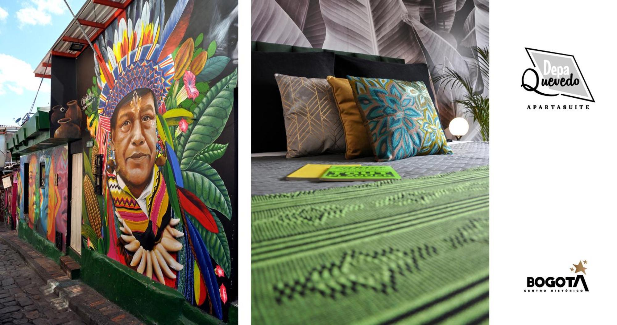 Depa Quevedo - Trendy Revamped Flat - Exceptional Spot In Bogota'S Historic Colonial Square - Candelaria Εξωτερικό φωτογραφία
